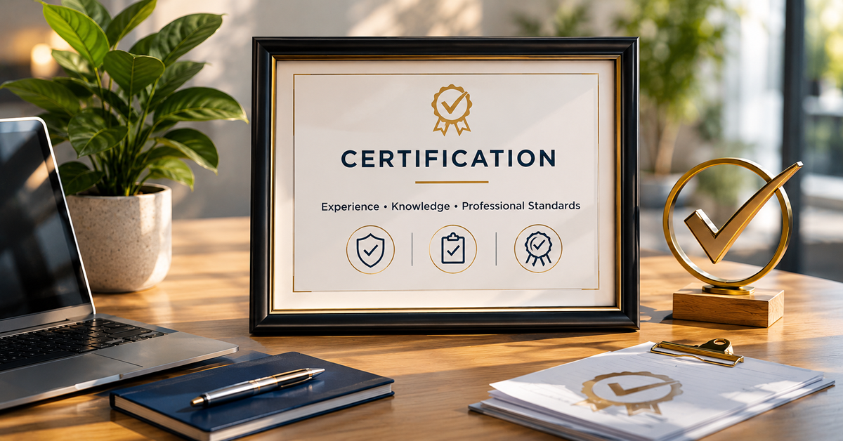 Certifications
