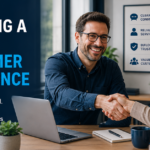Professional business meeting illustrating clear communication, trust and a positive customer experience.